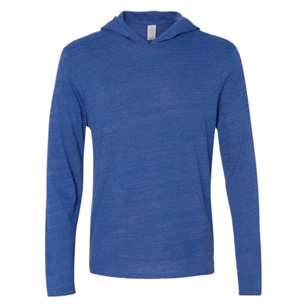 Blue Hooded Pullover